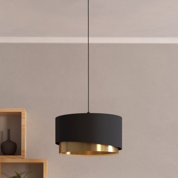 Eglo - Pakabinamas sietynas 1xE27/40W/230V juoda/auksas