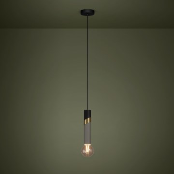Eglo - Pakabinamas sietynas 1xE27/40W/230V juoda/auksas