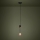 Eglo - Pakabinamas sietynas 1xE27/40W/230V juoda/auksas