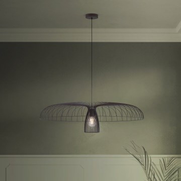Eglo - Pakabinamas sietynas 1xE27/60W/230V diametras 98,5 cm juoda