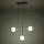 Eglo - Pakabinamas sietynas 3xE14/40W/230V auksas/juoda