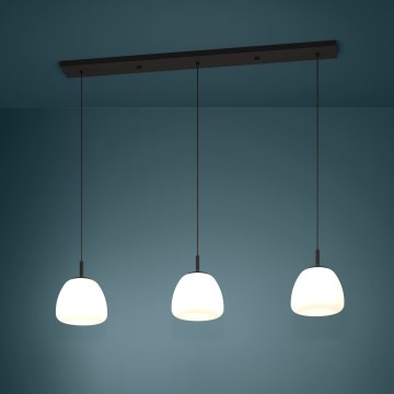 Eglo - Pakabinamas sietynas 3xE27/40W/230V juoda