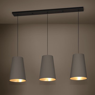Eglo - Pakabinamas sietynas 3xE27/40W/230V ruda