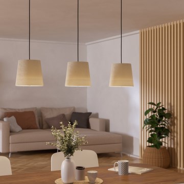Eglo - Pakabinamas sietynas 3xE27/60W/230V balta