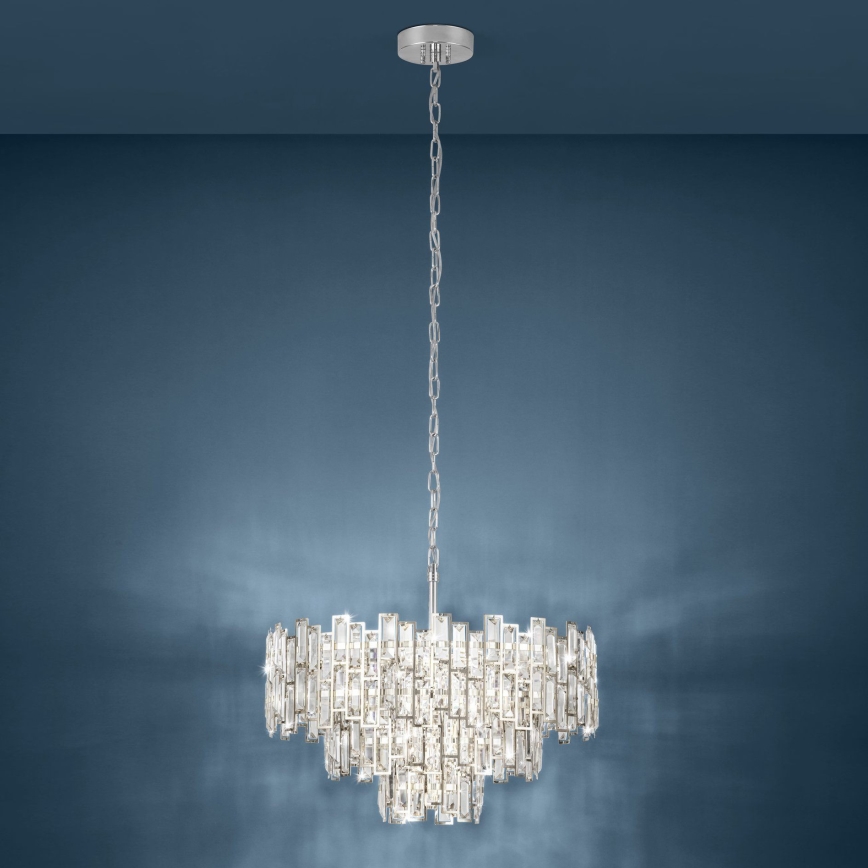 Eglo - Pakabinamas sietynas ant grandinės 10xE14/25W/230V d. 63 cm