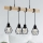 Eglo - Pakabinamas sietynas TOWNSHEND 4xE27/60W/230V
