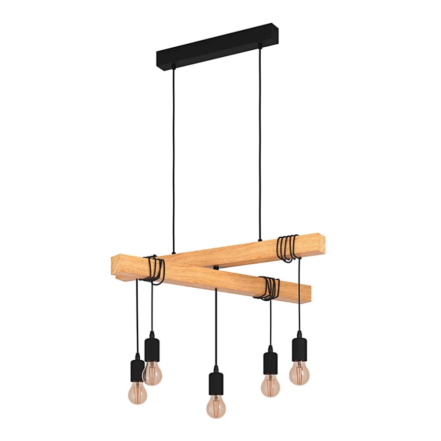 Eglo - Pakabinamas sietynas TOWNSHEND 5xE27/60W/230V