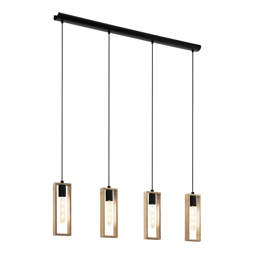 Eglo - Pakabinamas šviestuvas ant laido 4xE27/60W/230V