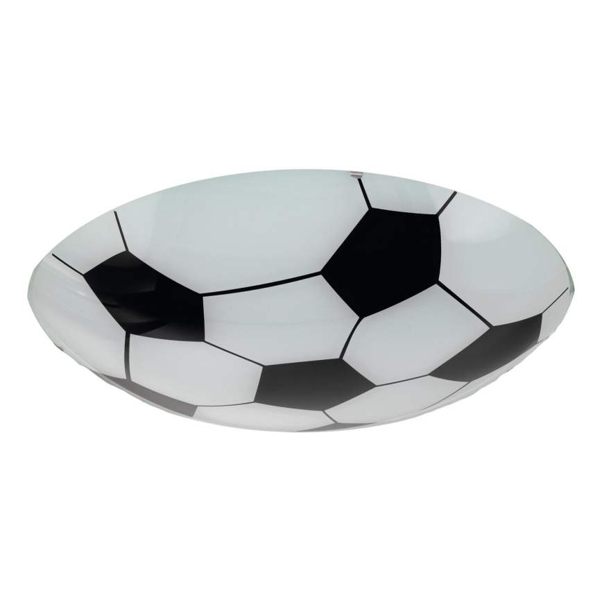Eglo - Pakaitinis stiklas lubiniam šviestuvui TABARA E27 diametras 25 cm futbolo kamuolys