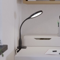 Eglo - reguliuojama lanksčioji LED lempa su spaustuku LED/5,5W/230V 2700/4000/6500K juoda