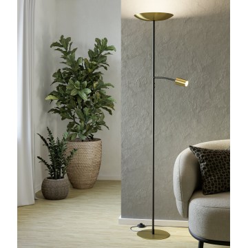 Eglo - reguliuojamas grindinis LED šviestuvas LED/26,5W/230V + LED/4W auksinis
