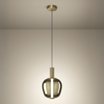 Eglo - reguliuojamas LED pakabinamas šviestuvas ant laido LED/6W/230V + LED/1,6W auksinis