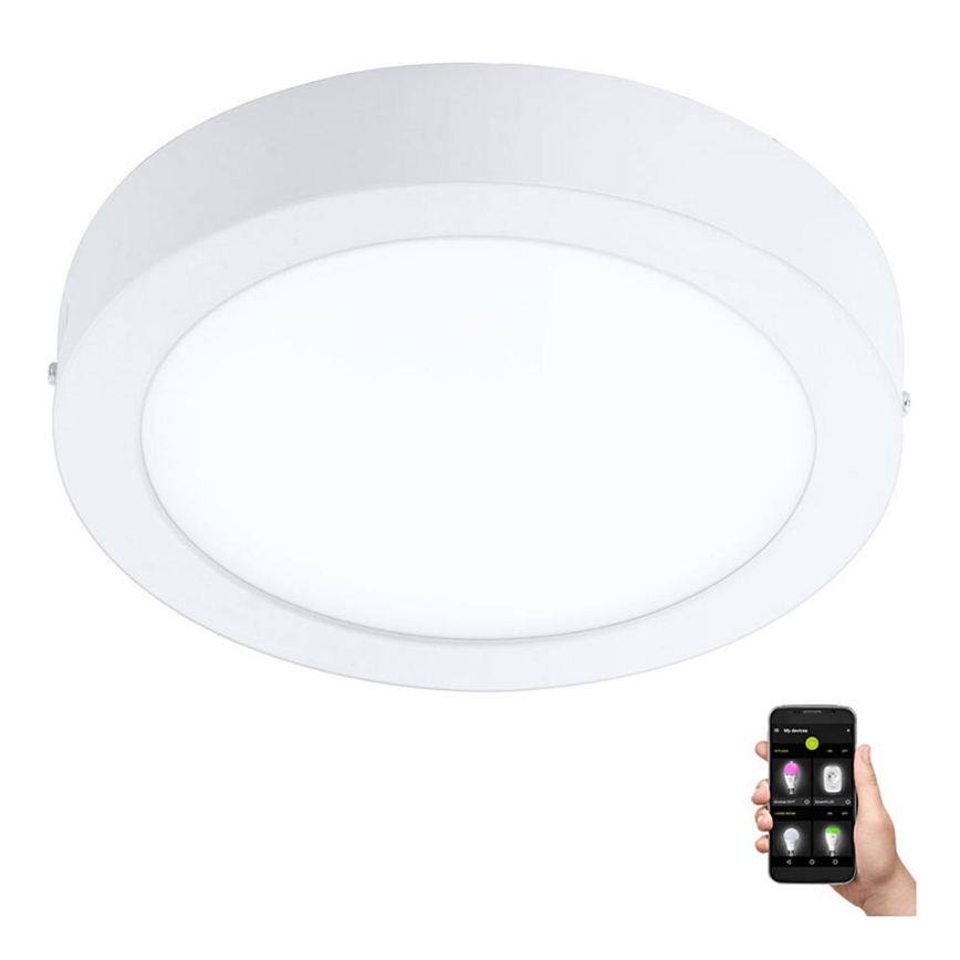 Eglo - reguliuojamas vonios kambario lubų LED šviestuvas LED/16,5W/230V 2700-6500K IP44 ZigBee skersmuo 21 cm