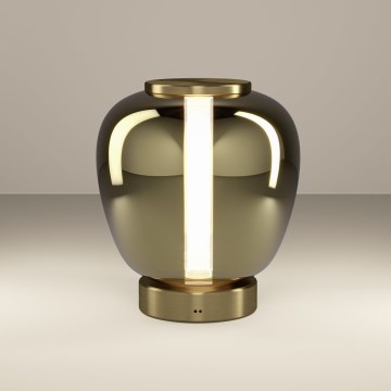 Eglo - reguliuojamo ryškumo LED stalinė lempa LED/5W/230V 2200-6500K auksinė