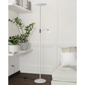 Eglo - reguliuojamo ryškumo LED toršeras, LED/26,5W/230V + LED/4W baltas