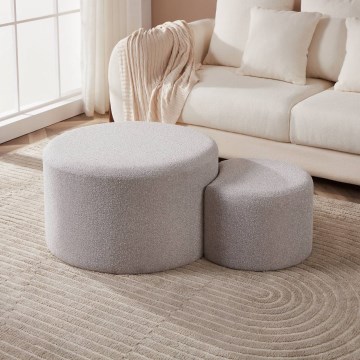 Eglo - RINKINYS 2x Taburetė pr. 45,5/70 cm pilka