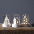 Eglo – rinkinys: 3 LED kalėdinės dekoracijos, 0,06 W, 1x CR2032, baltos