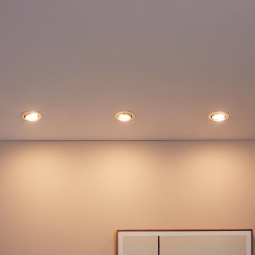 Eglo - Rinkinys 3x LED įleidžiamieji lubų šviestuvai PENETO 1xGU10-LED/5W/230V