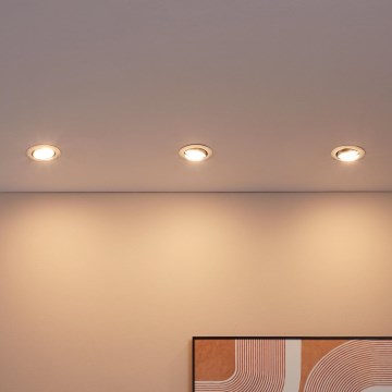 Eglo - RINKINYS 3x LED įleidžiamų šviestuvų PENETO 1xGU10-LED/5W/230V