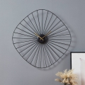 Eglo - Sieninis laikrodis 1xAA 60x60 cm juoda