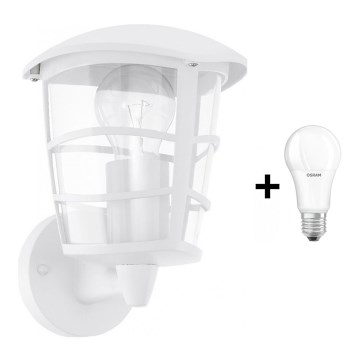 Eglo - Sieninis LED lauko šviestuvas 1xE27/8,5W/230V IP44