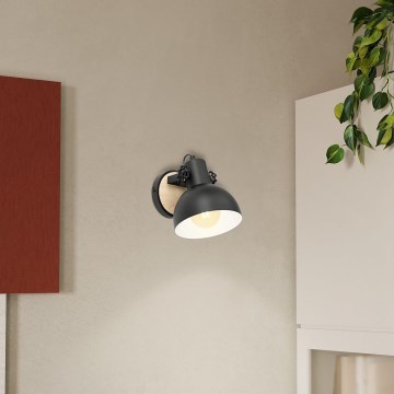 Eglo - Sieninis šviestuvas 1xE27/28W/230V - FSC sertifikuota
