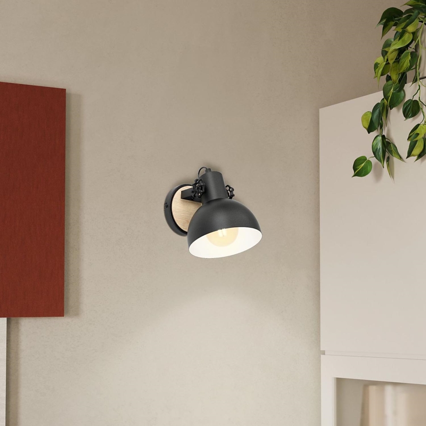 Eglo - Sieninis šviestuvas 1xE27/28W/230V - FSC sertifikuota