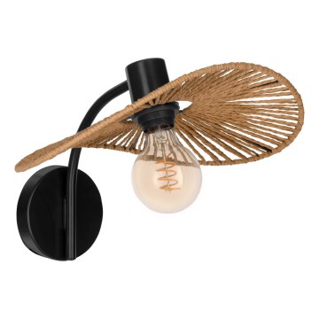 Eglo - sieninis šviestuvas 1xE27/42W/230V ruda/juoda