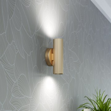 Eglo - Sieninis šviestuvas 2xGU10/5W/230V auksinis