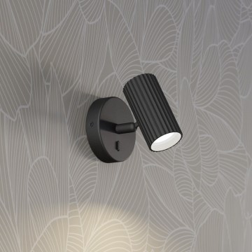 Eglo - sieninis taškinis šviestuvas 1xGU10/5W/230V juodas