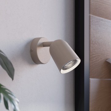 Eglo - sieninis taškinis šviestuvas 1xGU10/5W/230V, smėlio spalvos