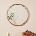 Eglo - Sieninis veidrodis skersmuo 70 cm rudos spalvos