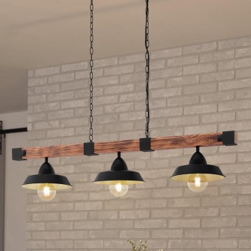 Eglo - Sietynas, kabinamas ant grandinės 3xE27/60W/230V - FSC sertifikuota