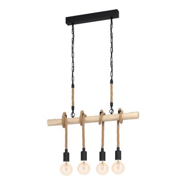 Eglo - Sietynas, kabinamas ant grandinės 4xE27/40W/230V