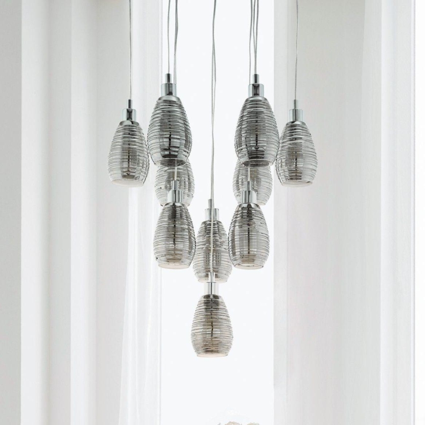 Eglo - Sietynas, kabinamas ant virvės 10xE27/60W/230V