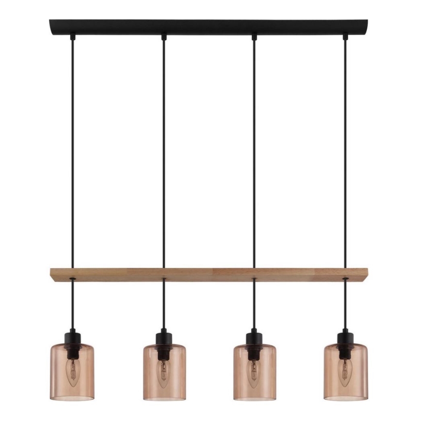 Eglo - Sietynas, kabinamas ant virvės 4xE14/40W/230V