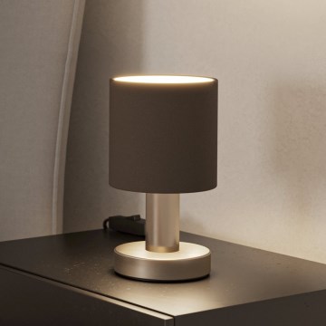 Eglo - Stalinė lempa 1xE14/40W/230V ruda/matinis chromas