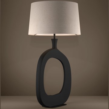 Eglo - Stalinis šviestuvas 1xE27/60W/230V 88 cm juoda/kreminė