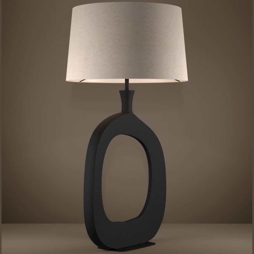 Eglo - Stalinis šviestuvas 1xE27/60W/230V 88 cm juoda/kreminė