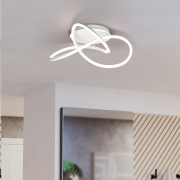 Eglo Stars of Light - pritemdomas LED lubų šviestuvas LED/40W/230V 2200-6500K skersmuo 83 cm balta + su nuotolinio valdymo pultu