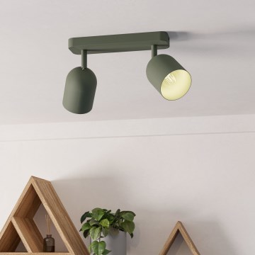 Eglo - Taškinis šviestuvas 2xE14/40W/230V žalias