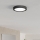 Eglo - Vonios kambario lubinis LED šviestuvas LED/7,5W/230V 2700/4000/6500K Ø 16,6 cm IP44 juodas