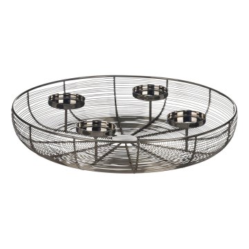 Eglo - Žvakidė diametras 45 cm blizgus chromas