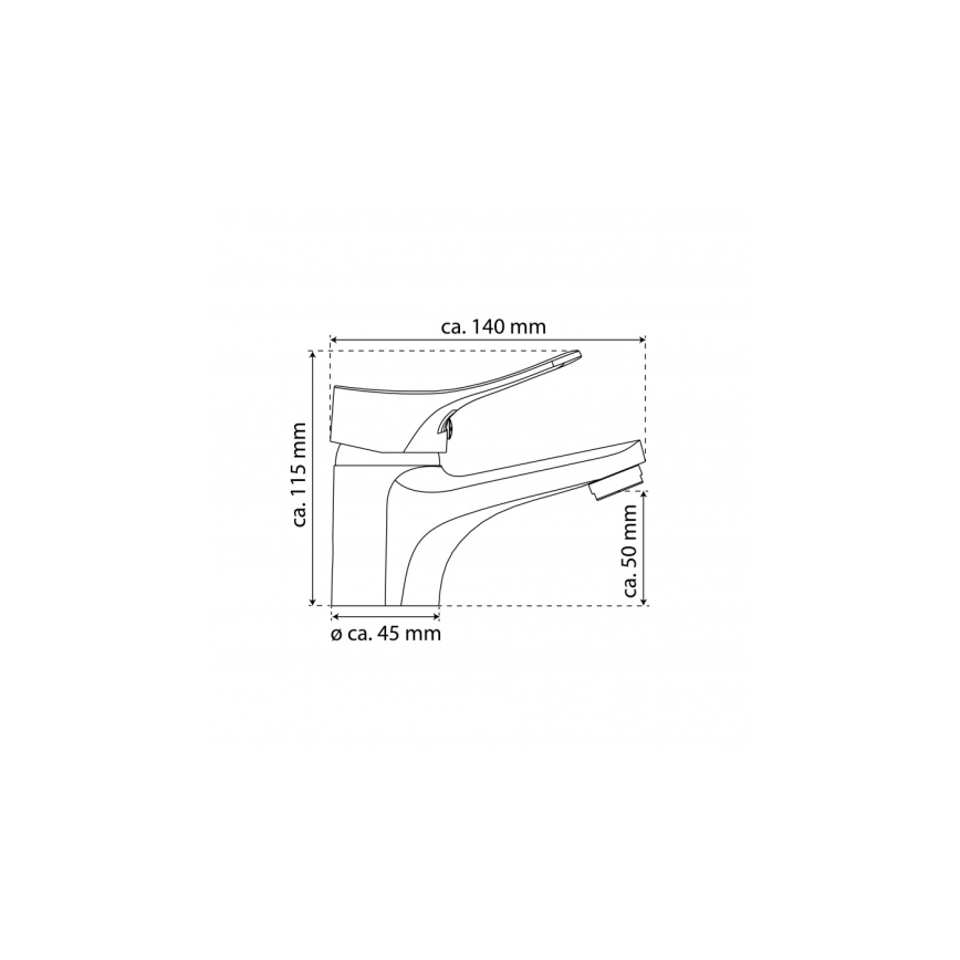 Eisl NI075VECR - Praustuvo maišytuvas + išleidimo komplektas su perpildymo anga VERONA blizgus chromas