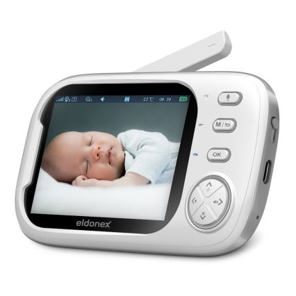 ELDONEX EBM-1010-WH - Mobili auklė 5V/2000 mAh