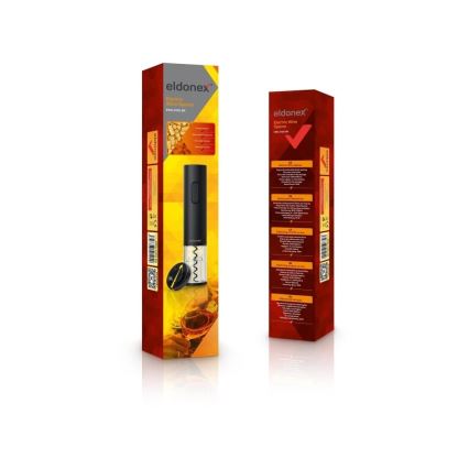 ELDONEX EWO-2100-BK - Elektrinis vyno atidarytuvas 4xAA juodas
