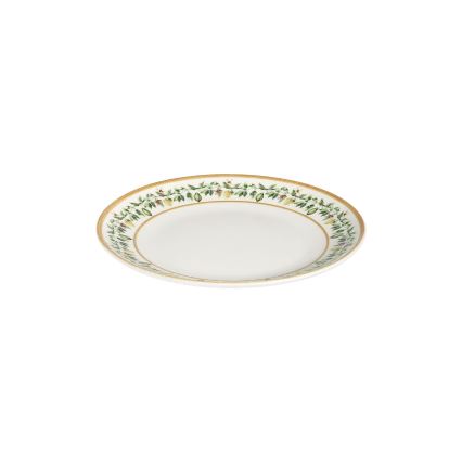 Elegantiškas 24 dalių indų rinkinys — kreminis/smėlinis/žalias/porcelianinis