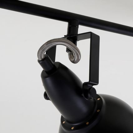 Elegantiškas taškinis šviestuvas 3xE14/40W/230V, juodas