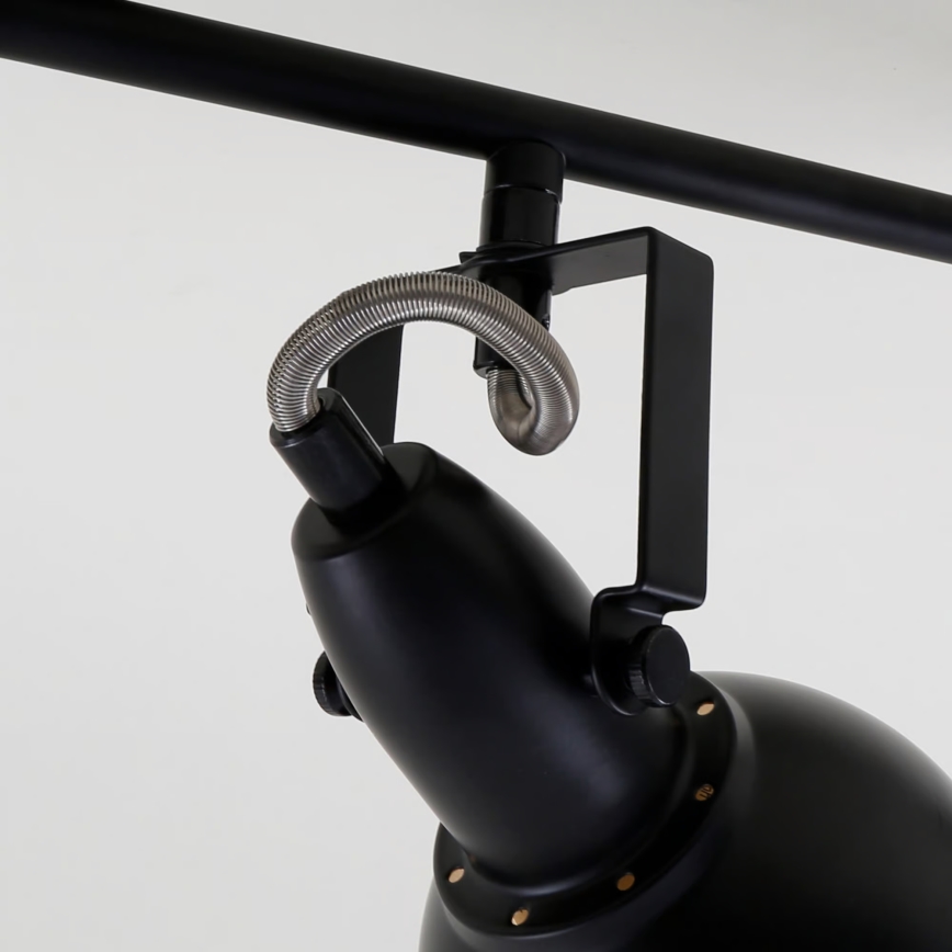 Elegantiškas taškinis šviestuvas 3xE14/40W/230V, juodas