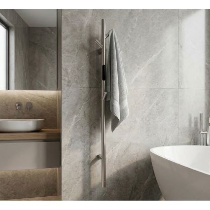 Elektrinė rankšluosčių džiovyklė 118 cm, 30 W, nerūdijančio plieno